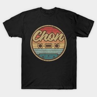 Chon Retro Cassette Circle T-Shirt